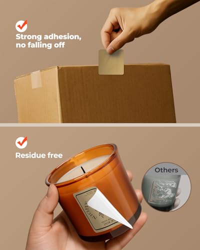 2x2 Thermal Labels (Brown / 2x2")