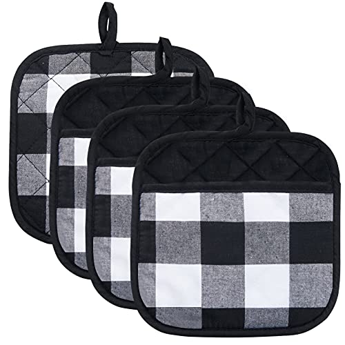 4 Pack Pot Holders for Kitchen Clearance (4 Count)