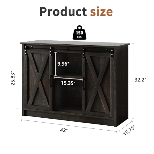 Farmhouse Coffee Bar (Dark Brown)