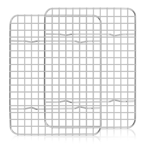 8.7"x6.3" Stainless Steel Mini Cooling Rack Set Fit 9x7 Sheet Pan (8.7" x 6.3")