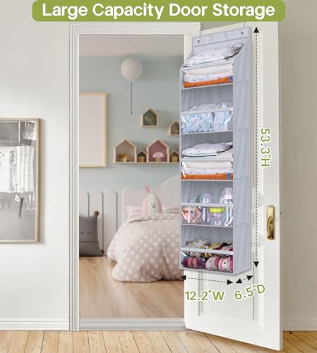 Over the Door Organizer (1 Pack / Grey)