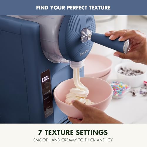 Frost Ice Cream Maker & Slushie Machine (4 Pint Ice Cream & Frozen Drink Maker / Berry Blue)