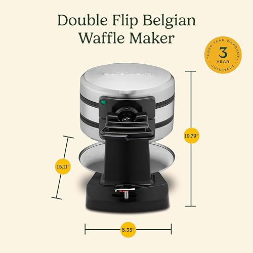 Double Flip Belgian Waffle Maker (New Double Flip)
