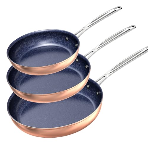 3 Piece Fry Pan Set (3 PC / Rustic Copper)