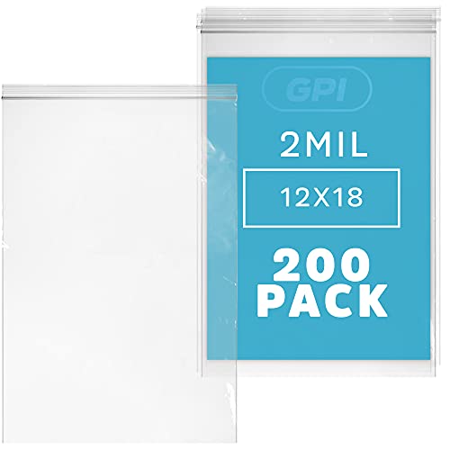 12" x 18" Zip Bags (200 Count)