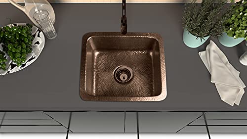 Kitchen & Bar Sink (17 inches / Pure Copper)