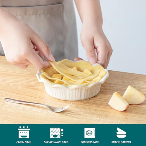 Mini Pie Pans Set of 6 (White)