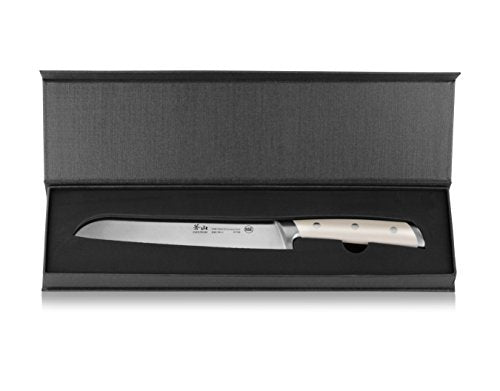 S1 Series 59700 German Steel Forged Bread Knife (8-inch Bread Knife / White)