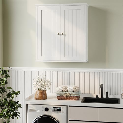 Bathroom Wall Cabinet (White)