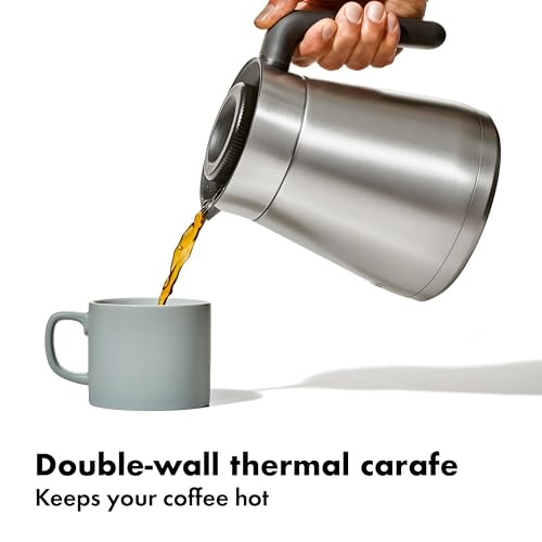 Brew 12 Cup Coffee Maker With Podless Single (Silver / 12-Cup (Maker Only))