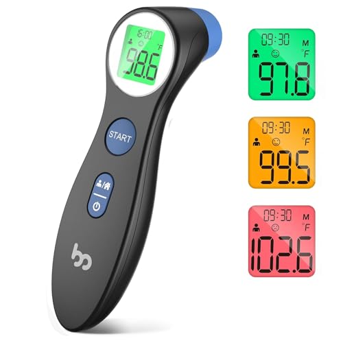 Forehead Thermometer for Adults and Kids (Black)