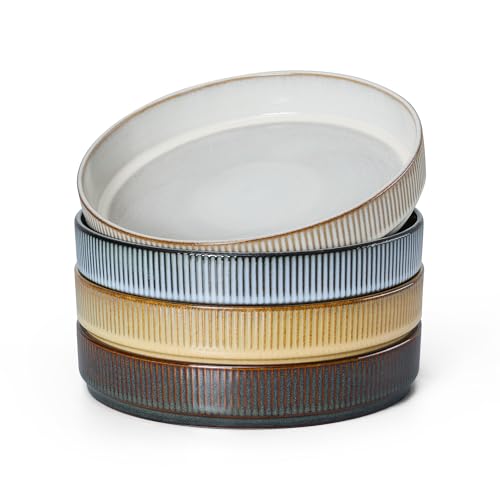Pasta Bowls Set of 4 (Multicolor)