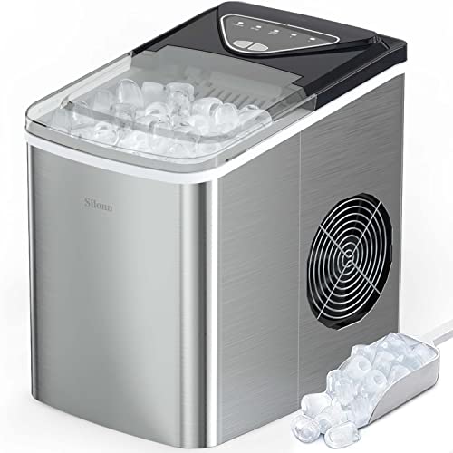 Ice Makers Countertop (Stainless Steel-01 / 26lbs)