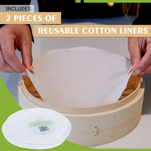 Bamboo Steamer Basket (10 INCH)