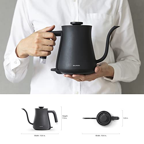 The Kettle Electric Gooseneck Kettle (Black)