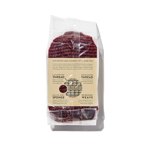 Exfoliating Shower Sponge (Red)