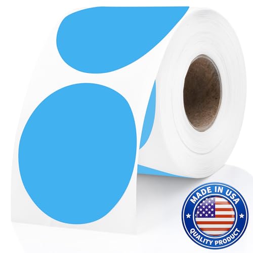 Dark Blue Thermal Labels (Dark Blue / 300 Stickers)