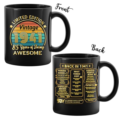 85th Birthday Gifts for Women Men (85-1941)