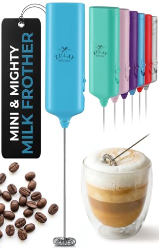 Mini & Mighty Milk Frother Wand (Blue Sky / Mini Frother)