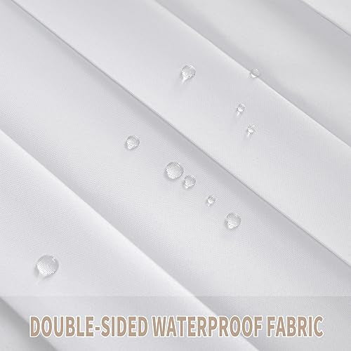Door Curtains for Doorway (White / 39"W x 78"L (Pack of 1))