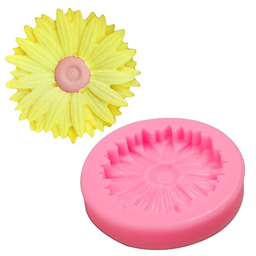 Sunflower Mold Silicone 4 Pcs