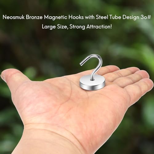 Magnetic Hooks Large Opening (6 Count)