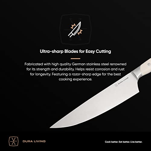 7 Inch Santoku Knife (Creme / 7")
