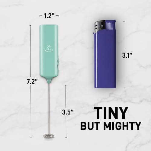 Mini & Mighty Milk Frother Wand (Arctic Mint / Mini Frother)