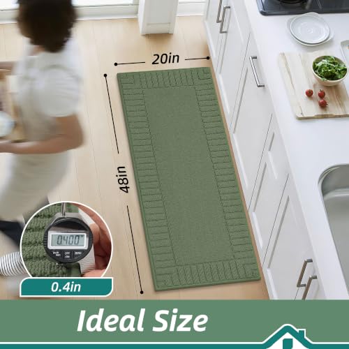 Kitchen Rugs 20"x48" (Green / 20" X 48" (Rectangular))