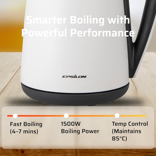 Double Wall Electric Kettle 1100W (EK White Dbl Wall)