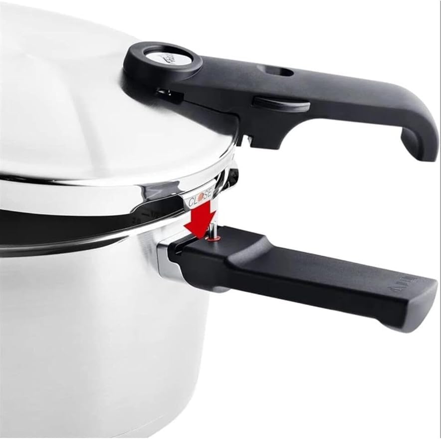Vitavit Premium Pressure Cooker and Pressure Skillet Set (6.3 Quart Pressure Cooker + 2.6 Quart Skillet)
