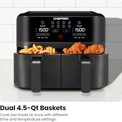 TurboFry Touch Dual Air Fryer (9 Quart)