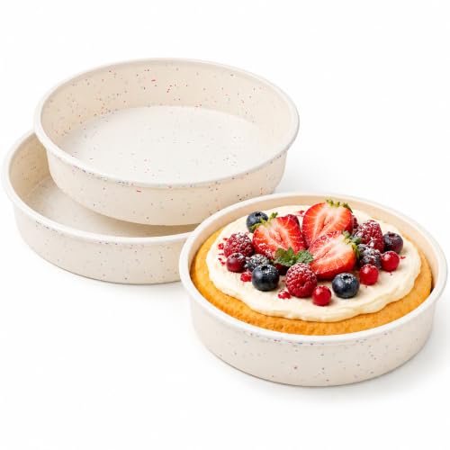 10 Inch Cake Pans (Cream / 10 Inch – Large)