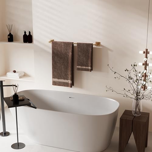Towel Bar Towel Racks for Bathroom Wall Mounted (Gold / Wall-Mounted)