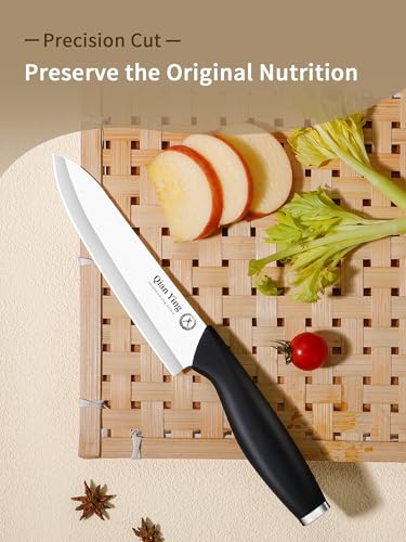 Ceramic Knife Set for Kitchen with Sheath (9 Count)