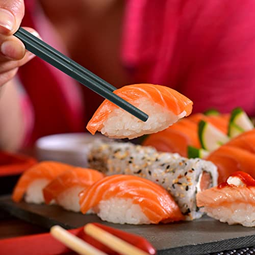 Fiberglass Reusable Chopsticks (Multi Cherry-10 Pairs)