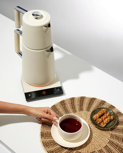 Turkish Tea Maker Machine Pro (Pearl White)