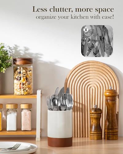 Utensil Holder (Khaki White / 5.5" (Single))