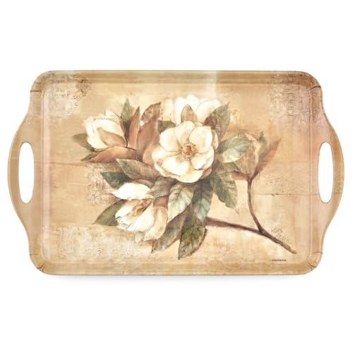 Sugar Magnolia Large Melamine Tray (18.9" x 11.6" / Sugar Magnolia)