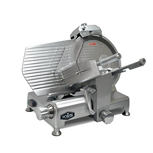 420W 12" Commercial Meat Slicer MS (Polished Silver)