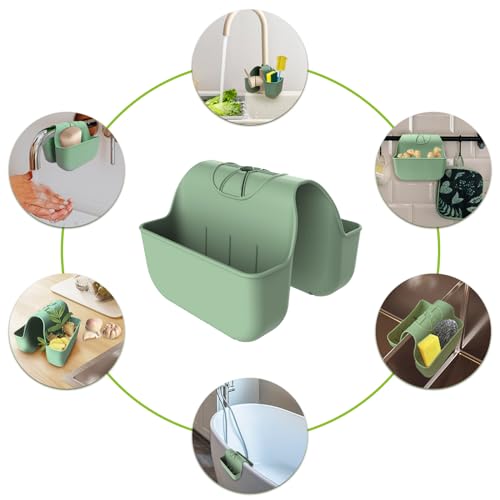 Sponge Holder for Kitchen Sink (Green)