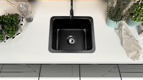 Kitchen & Bar Sink (17 inches / Matte Black)