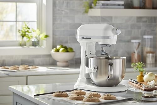 7 Quart Bowl Lift Stand Mixer with Accessories (White)