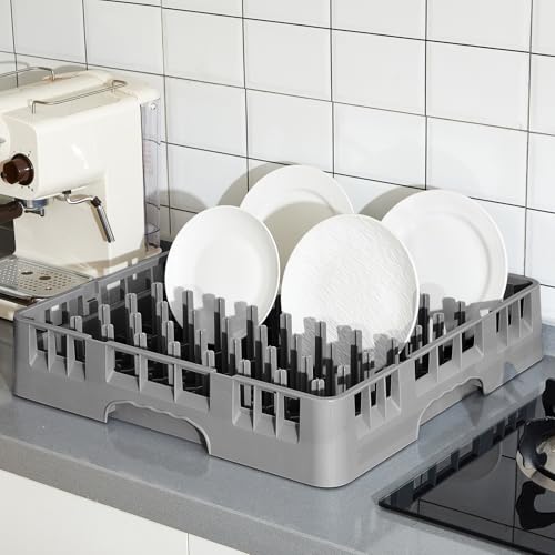 2 Pack Commercial Dishwasher Tray Rack (Gray / Peg Dish)