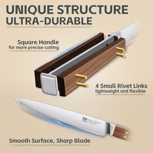 Serrated Steak Knives Set of 4 inch (4.6 inch)