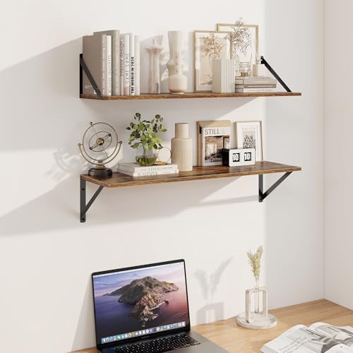 Deep Floating Shelves for Wall