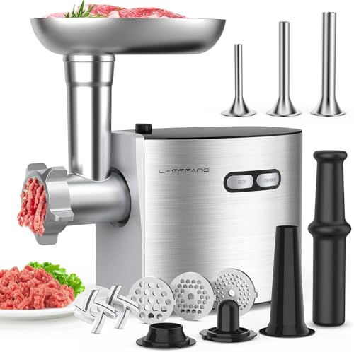 Meat Grinder 2800W Max Electric Sausage Stuffer (MG091-3S / #5 Meat Grinder)