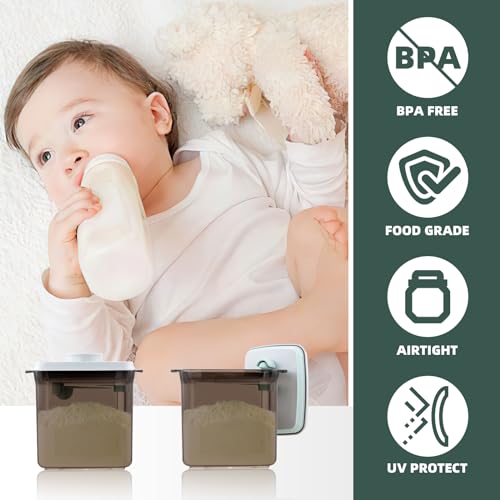 Baby Formula Container (2*25 oz - Brown)