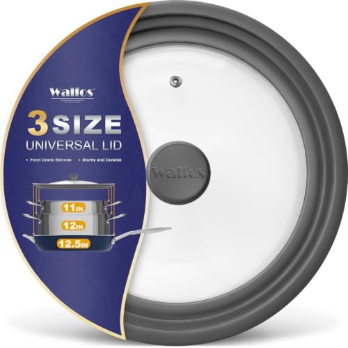 Universal Lid for Pots (11 + 12 + 12.5 inch / Gray)