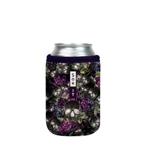 CanSok Sleeve for Beer & Soda Insulated Neoprene Cover (After Dark / 12oz Can Sleeve)